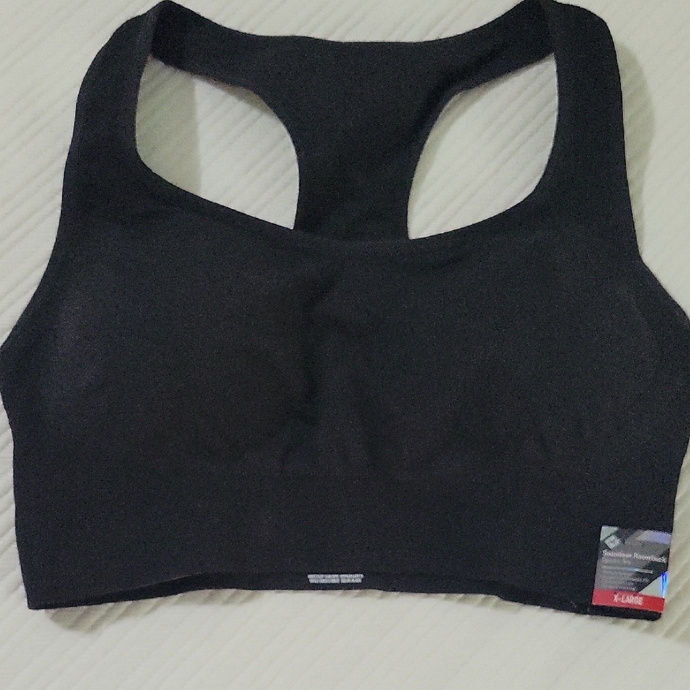Black Stretchy Sports Bra Intimates